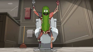He's Pickle Rick, and he just won a goddamn Emmy<em></em>